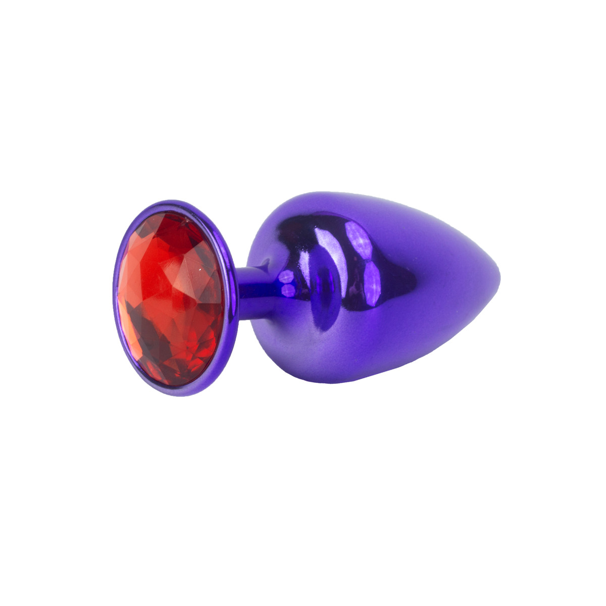 Plug Anal Cônico Tamanho P em Metal Polido com Joia na Base - Hard | 5,3 x 2,6 cm | Disponível em 22 Cores - 21