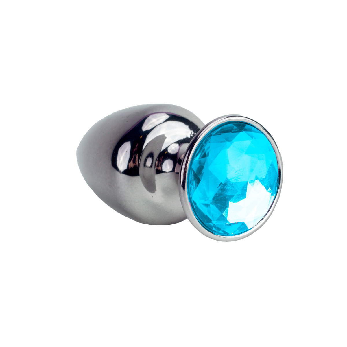 Plug Anal Cônico Tamanho P em Metal Polido com Joia na Base - Hard | 5,3 x 2,6 cm | Disponível em 22 Cores - 15