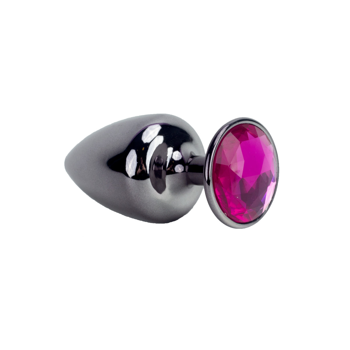 Plug Anal Cônico Tamanho P em Metal Polido com Joia na Base - Hard | 5,3 x 2,6 cm | Disponível em 22 Cores - 16