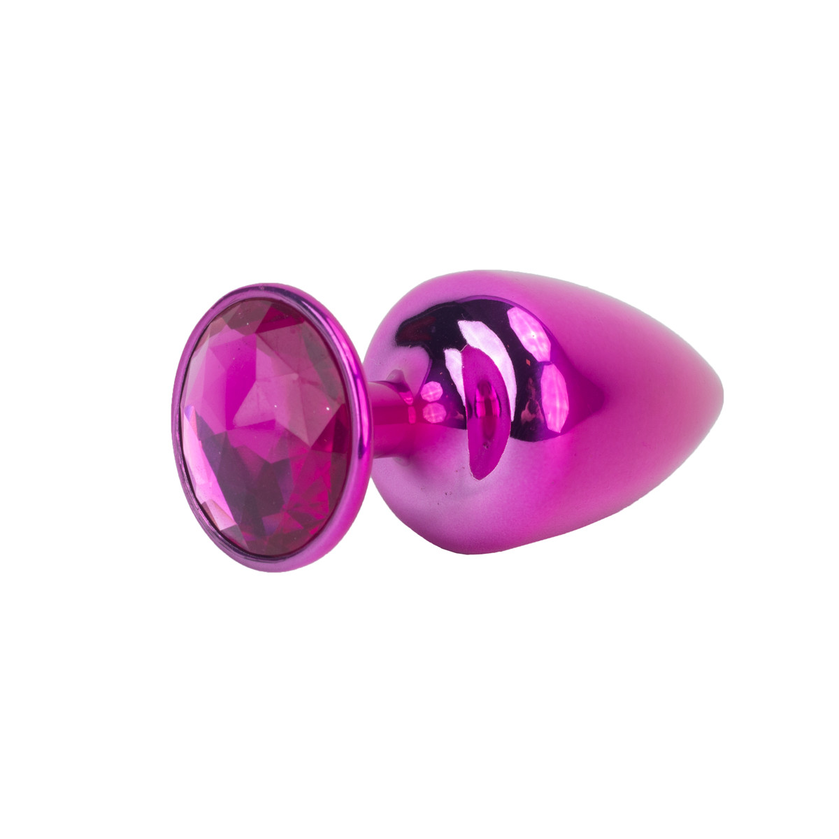 Plug Anal Cônico Tamanho P em Metal Polido com Joia na Base - Hard | 5,3 x 2,6 cm | Disponível em 22 Cores - 8
