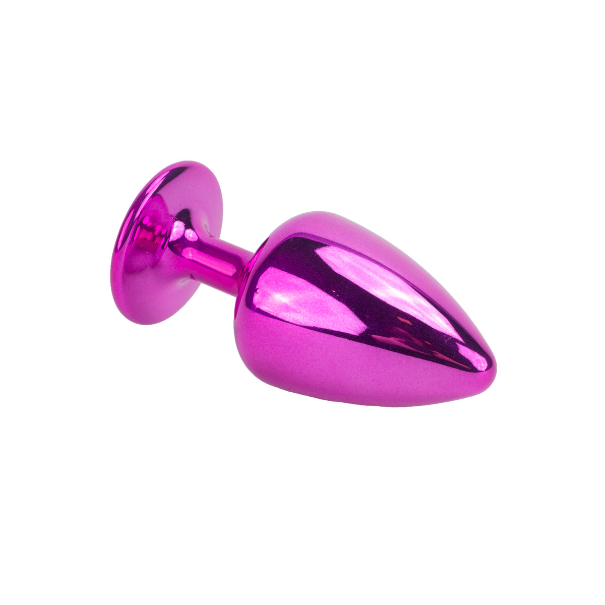 Plug Anal Cônico Tamanho P em Metal Polido com Joia na Base - Hard | 5,3 x 2,6 cm | Disponível em 22 Cores - 11