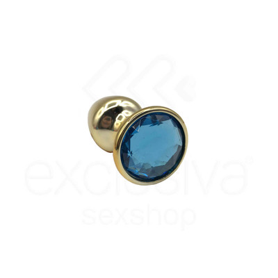 Foto 58 do produto Plug Anal Cônico em Metal Polido com Joia em sua Base - Tamanho P | Hard | 5,3 x 2,6 cm | Disponível em 22 Cores