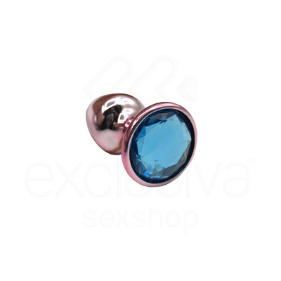 Foto 51 do produto Plug Anal Cônico em Metal Polido com Joia em sua Base - Tamanho P | Hard | 5,3 x 2,6 cm | Disponível em 22 Cores