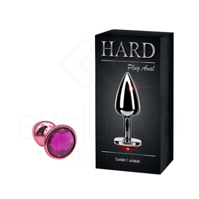 Foto 46 do produto Plug Anal Cônico em Metal Polido com Joia em sua Base - Tamanho P | Hard | 5,3 x 2,6 cm | Disponível em 22 Cores