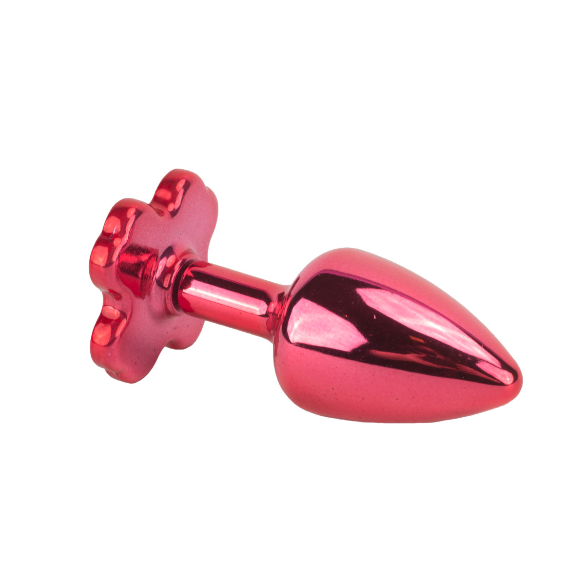 Plug Anal "M" em Metal com Joias na Base em Formato de Trevo - Hard | 6,7 x 3,2 cm | Disponível em 7 Cores - 23