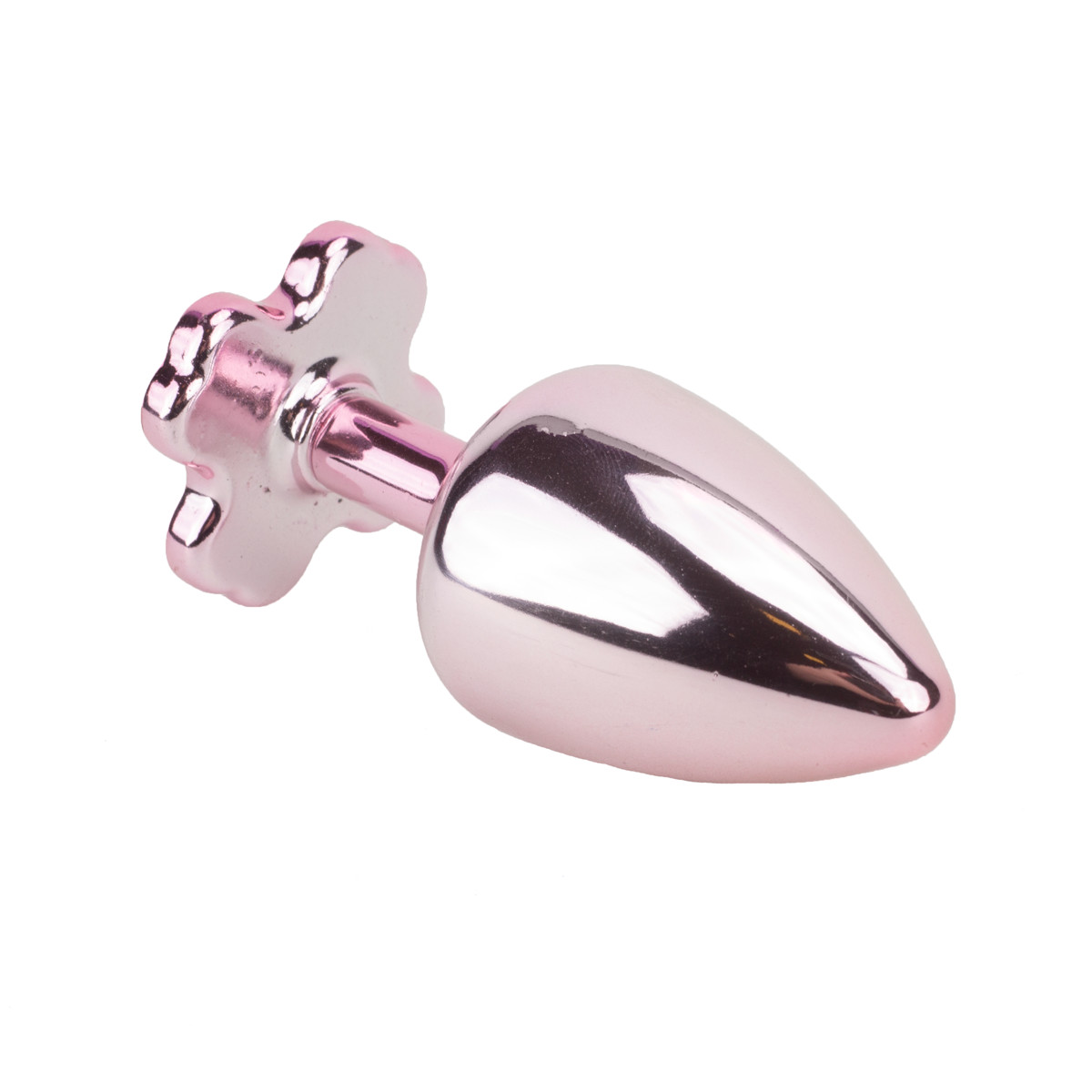 Plug Anal "M" em Metal com Joias na Base em Formato de Trevo - Hard | 6,7 x 3,2 cm | Disponível em 7 Cores - 28