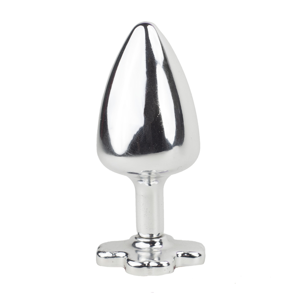 Plug Anal "M" em Metal com Joias na Base em Formato de Trevo - Hard | 6,7 x 3,2 cm | Disponível em 7 Cores - 2