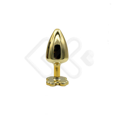 Foto 32 do produto Plug Anal "M" em Metal com Joias na Base em Formato de Trevo - Hard - 6,7 x 3,2 cm | Disponível em 7 Cores