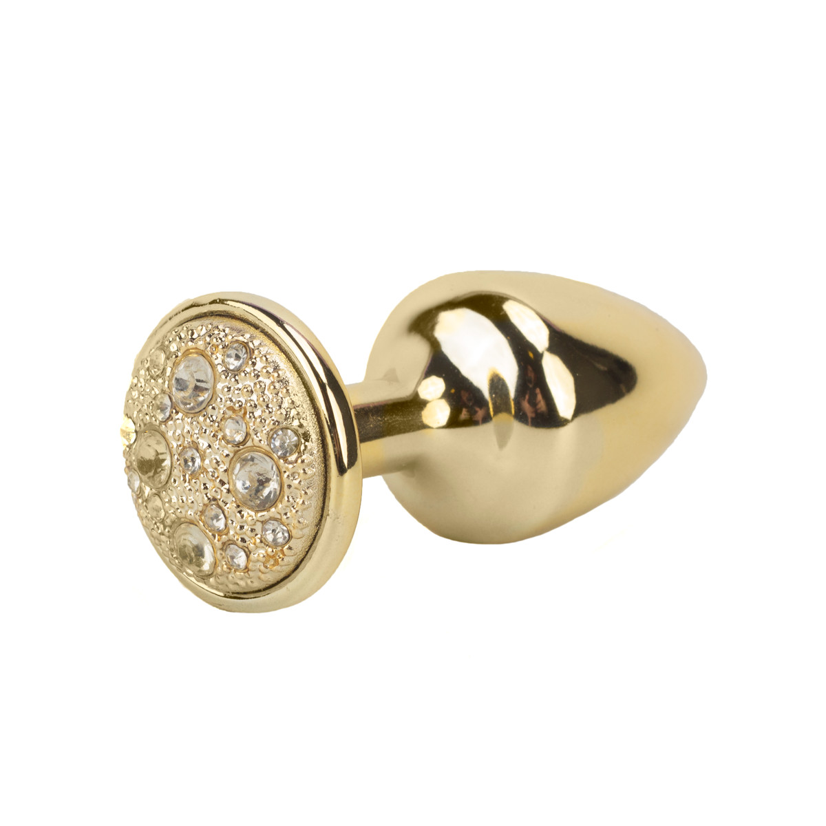 Plug Anal ''P'' em Metal com Formato Cônico e Detalhes de Joias Cravejado - Hard | 5,4 x 2,6 cm | Disponível em 6 Cores - 11