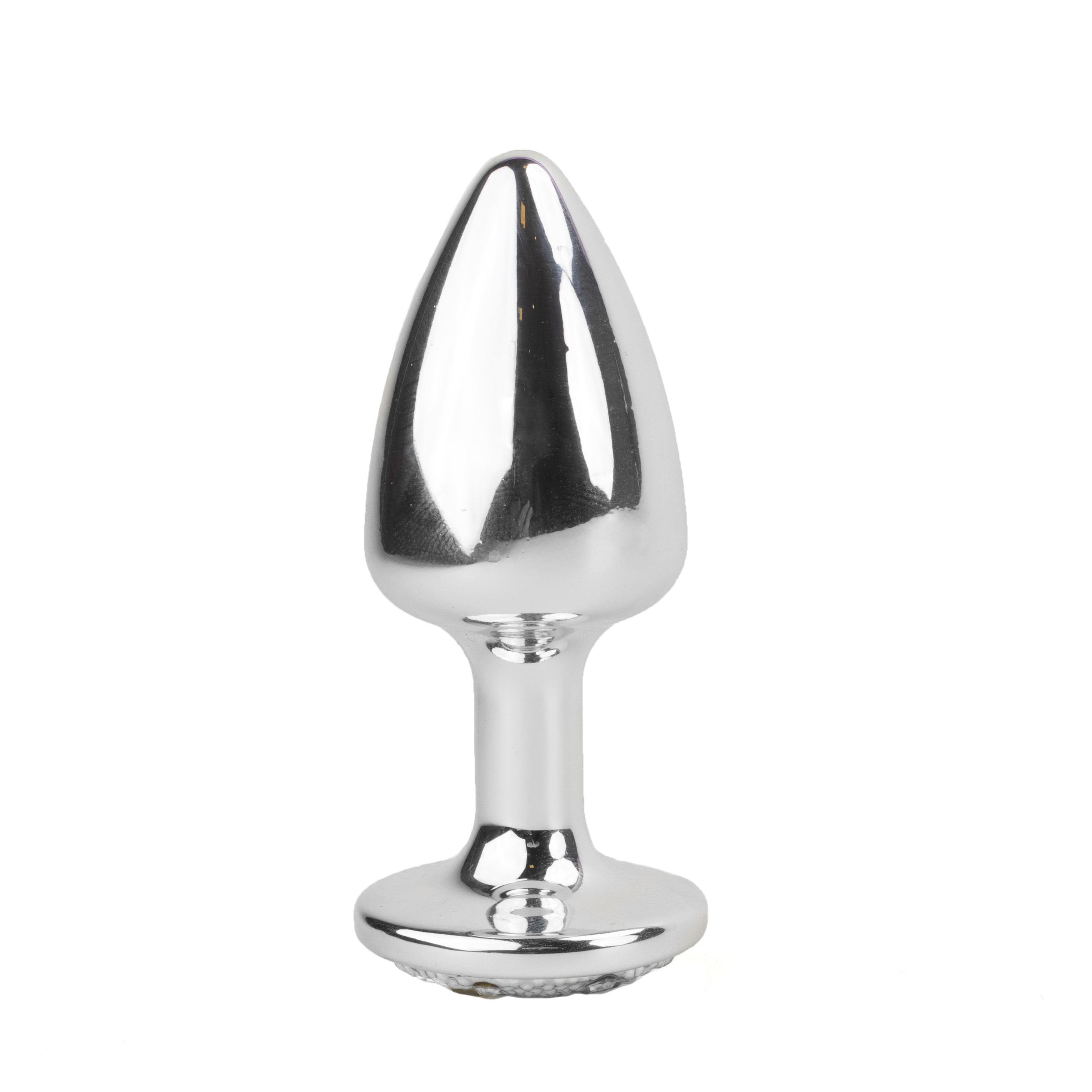 Plug Anal ''P'' em Metal com Formato Cônico e Detalhes de Joias Cravejado - Hard | 5,4 x 2,6 cm | Disponível em 6 Cores - 8