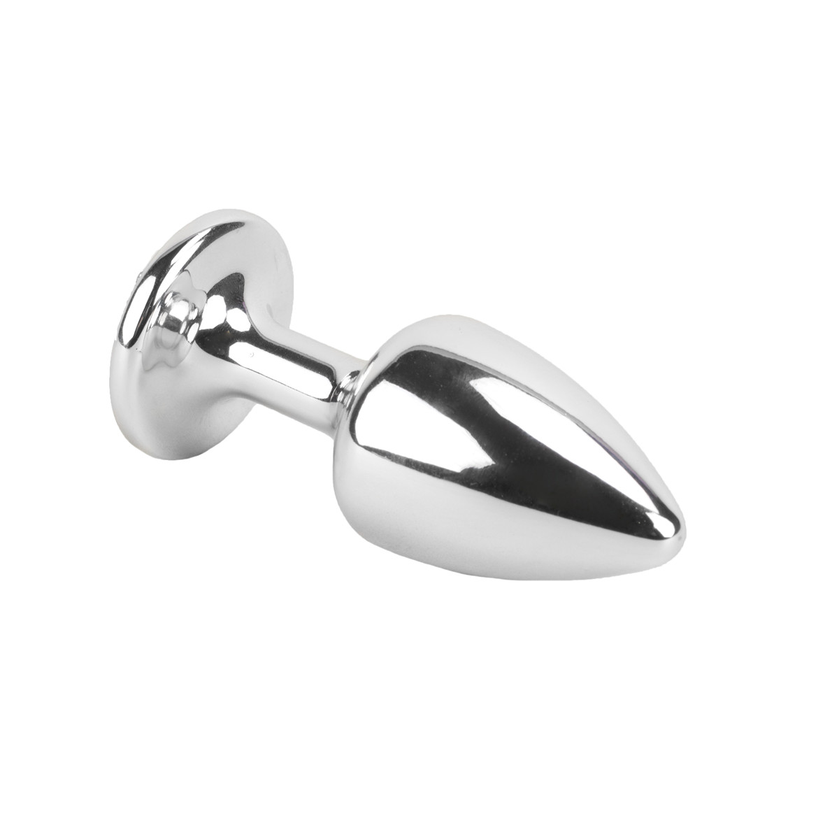 Plug Anal ''P'' em Metal com Formato Cônico e Detalhes de Joias Cravejado - Hard | 5,4 x 2,6 cm | Disponível em 6 Cores - 7