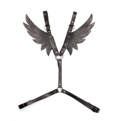 Foto 2 do produto Harness Angel com Asas em Couro Montana - New Star Couros