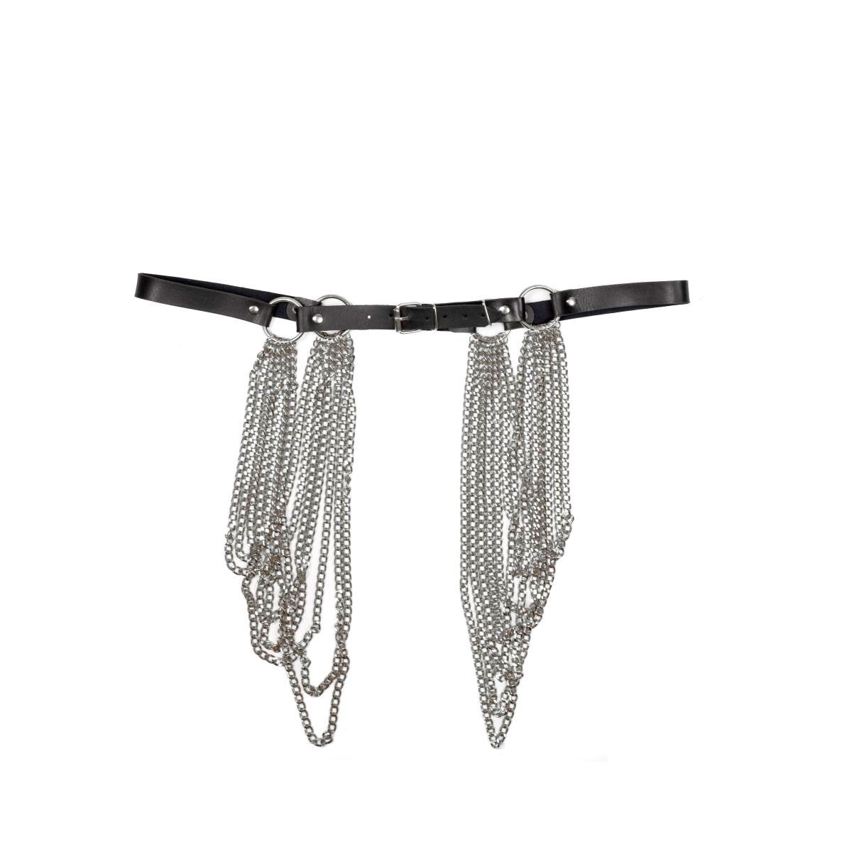 Harness Charminho com Correntes | New Star Couros | Tamanho Único - 2