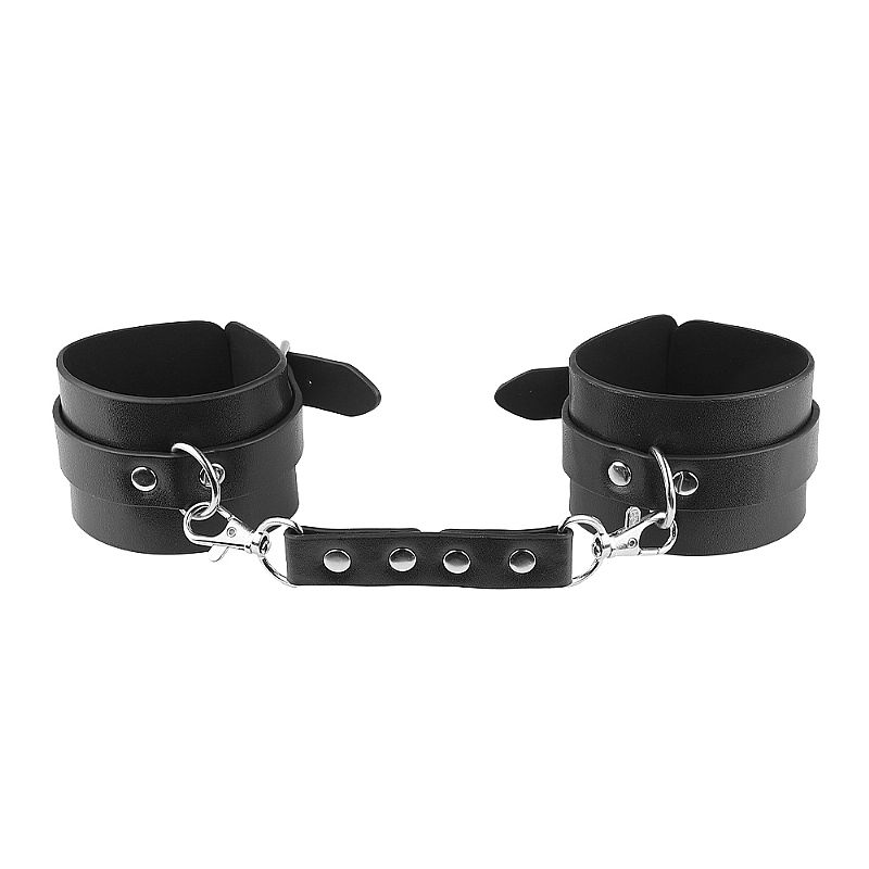 Harness em Couro Sintético com Braceletes e Detalhes com Argolas - Sexy Import | Tamanho Único | Disponível em 2 Cores - 9