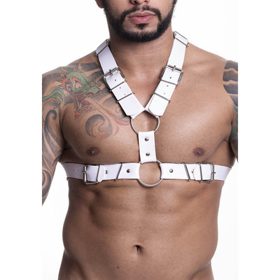 Harness em Couro Sintético com Fivelas - Steves Designer | Disponível em 3 Cores