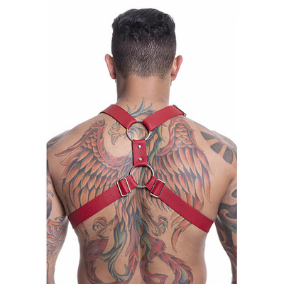 Foto 4 do produto Harness em Couro Sintético com Fivelas - Steves Designer | Disponível em 3 Cores