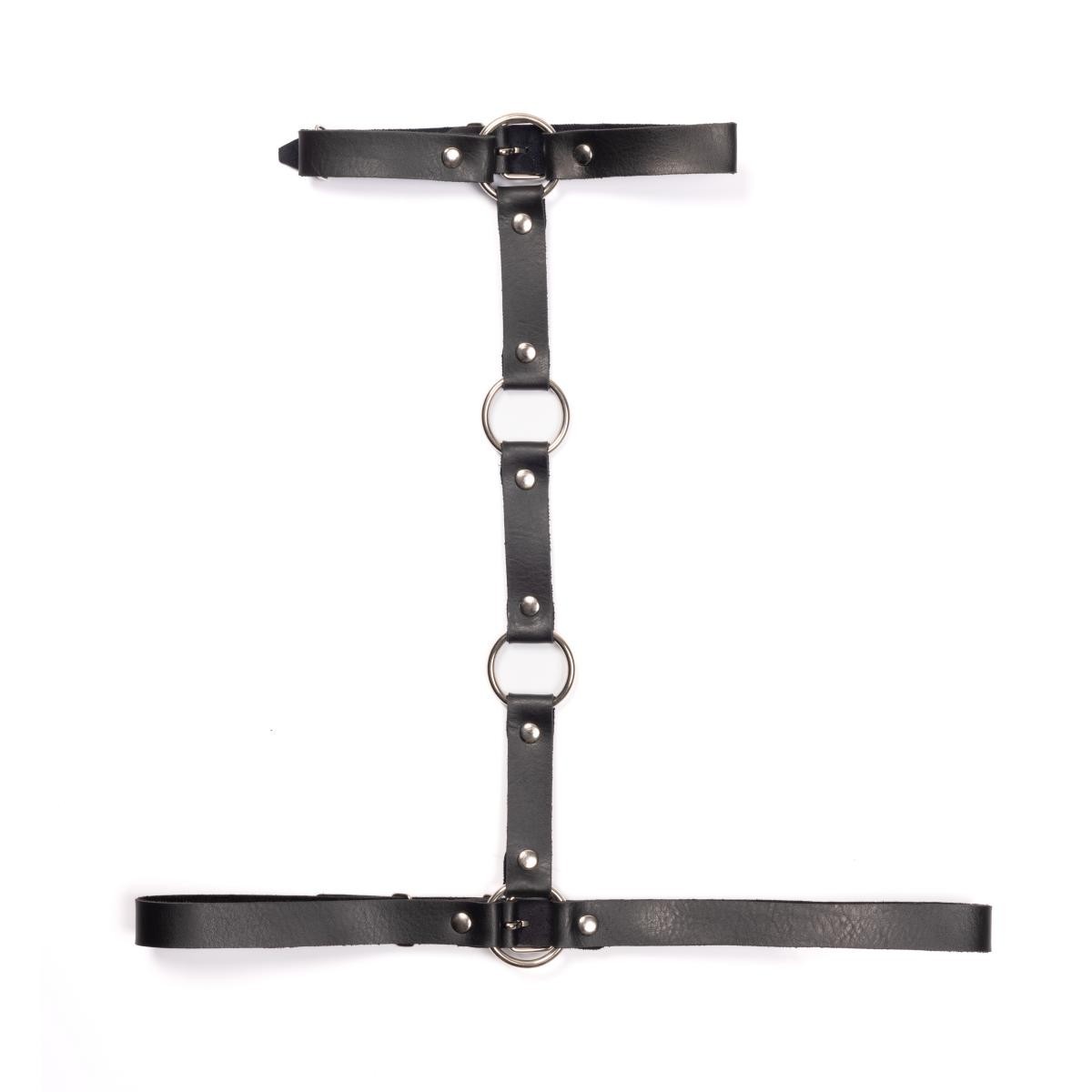 Harness Feminino Peitoral Top com Argolas e Coleira - New Star Couros | Tamanho Único - 2