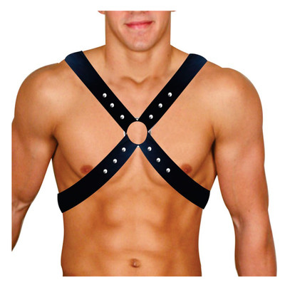 Harness Gladiador Fetish em Couro Eco Colete X - InNamorata Ruthless Colection