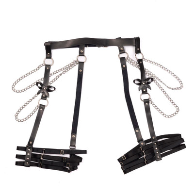 Foto 2 do produto Harness Madame com Laço e Corrente | New Star Couros