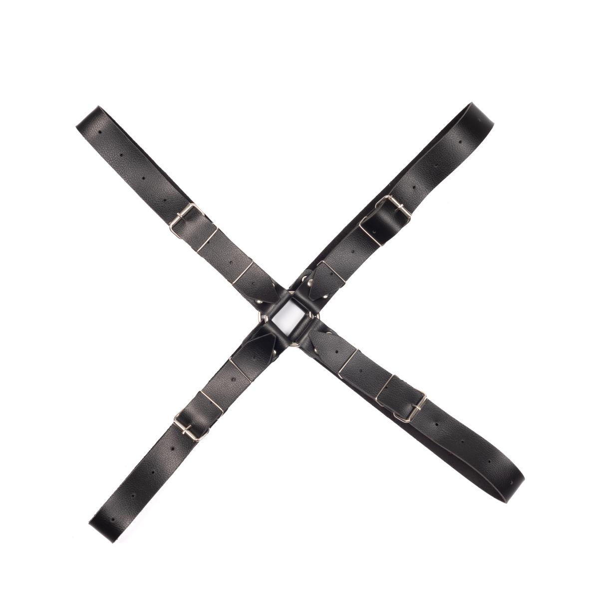 Harness Masculino Gladiador em Couro Montana e Argolas - New Star Couros | Tamanho Único - 2