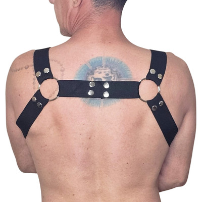 Harness em Elástico com Fivelas de Metal - Exclusiva | Tamanho Único