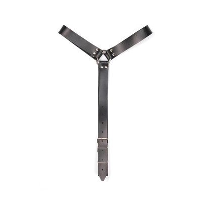 Foto 2 do produto Harness Peitoral Masculino Hércules em Couro Montana com Detalhes em Rebites - New Star Couros | Tamanho Único
