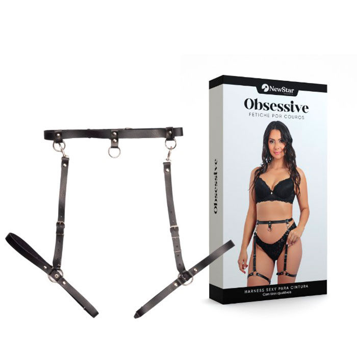Harness Sexy para Cintura | New Star Couros | Tamanho Único - 3