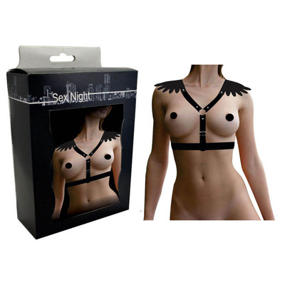 Harness Top General com Asas em Couro Ecológico - InNamorata Sex Night | Tamanho Único
