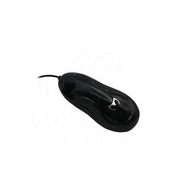 Foto 3 do produto Estimulador de Próstata em Silicone com 12 Modos de Vibração, Aquecimento, Anel para Escroto e Controle Remoto com Fio - Heats Up 1 | 9 x 2,8 cm