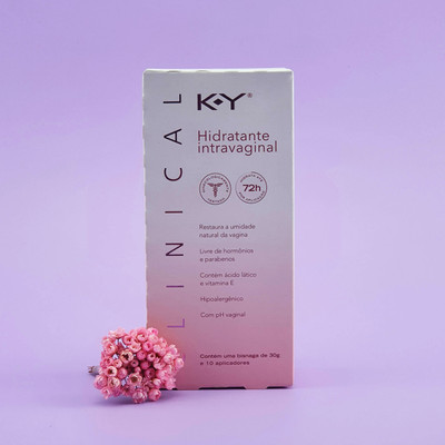 Hidratante Intravaginal com 10 Aplicadores - Clinical K-Y | 30g