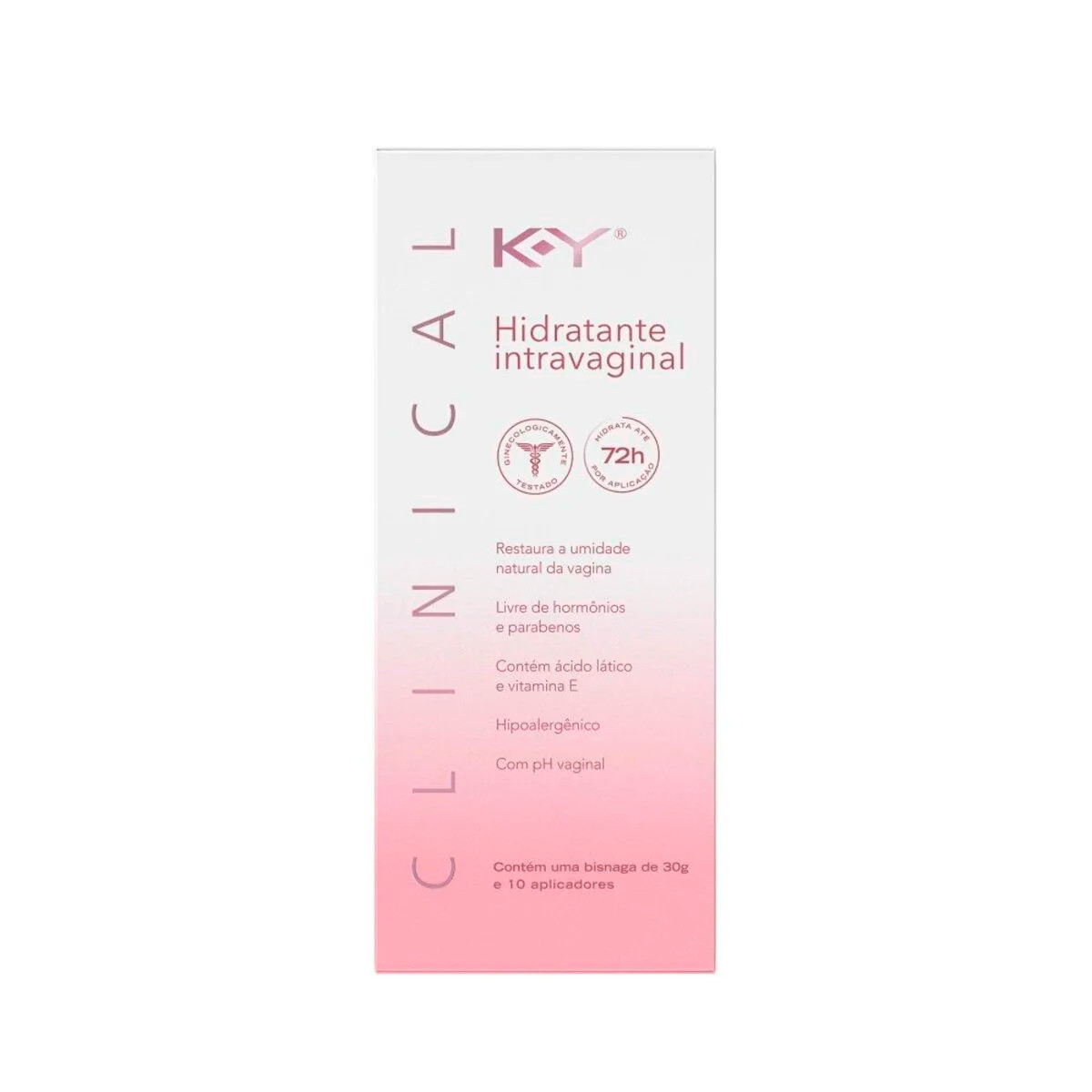Hidratante Intravaginal com 10 Aplicadores - Clinical K-Y | 30g - 4