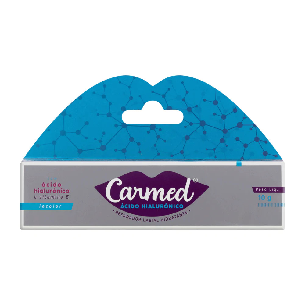 Hidratante Labial Com Ácido Hialurônico Incolor - Cimed Carmed |10g - 3