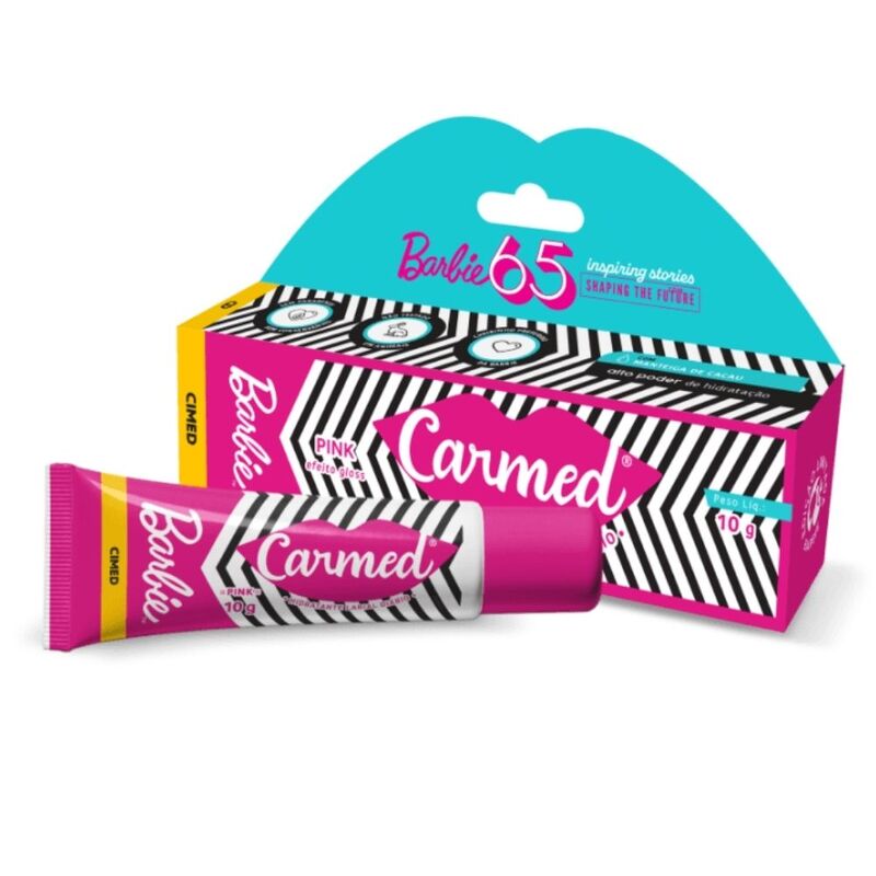 Hidratante Labial Diário com Efeito Gloss - Carmed Barbie | 10g | Disponível em 3 Cores - 2