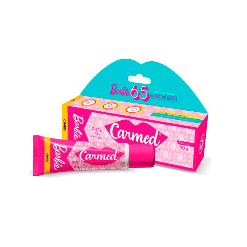 Hidratante Labial Diário com Efeito Gloss - Carmed Barbie | 10g | Disponível em 3 Cores - 8