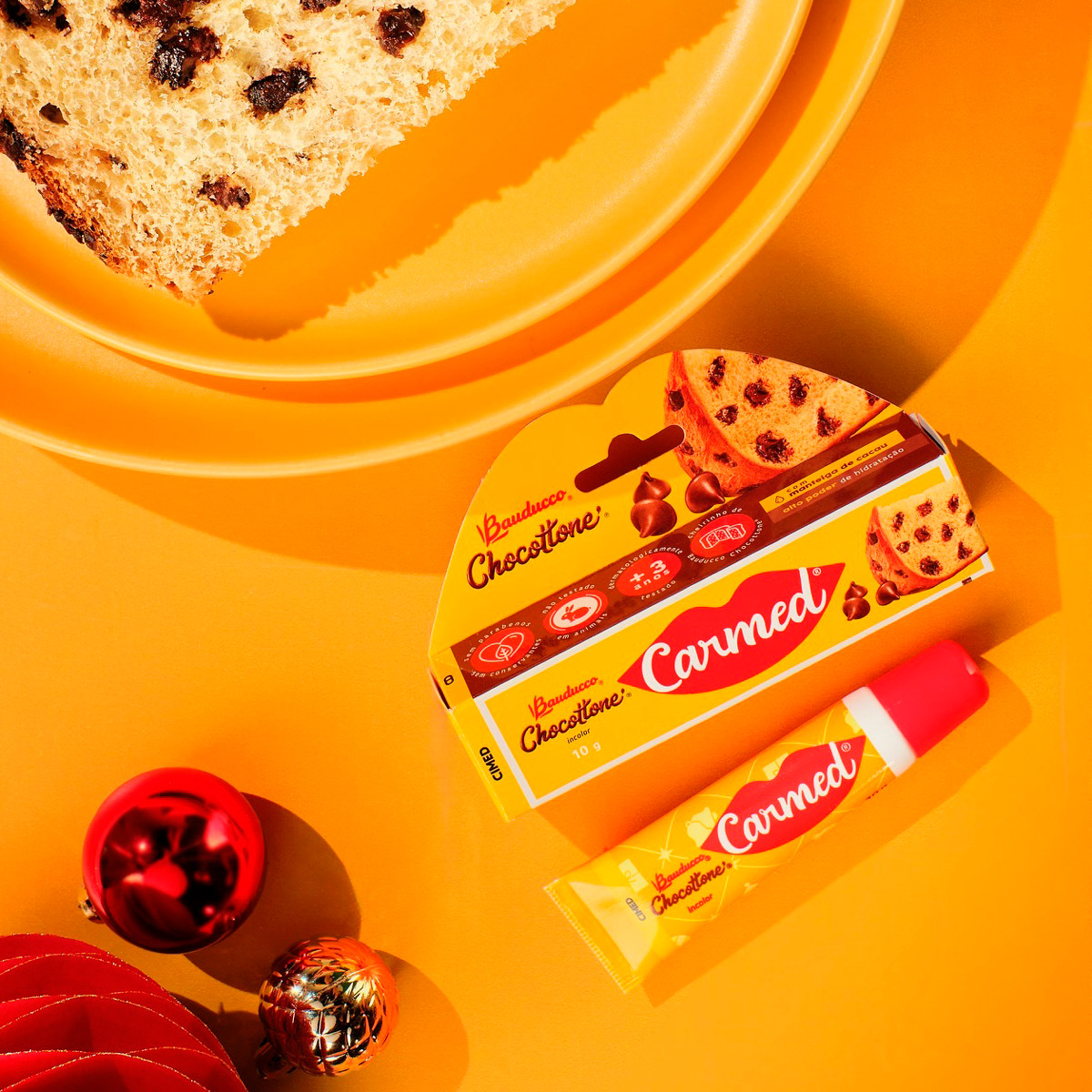 Hidratante Labial Diário Incolor com Efeito Gloss - Carmed Bauducco Chocottone | 10g - 4