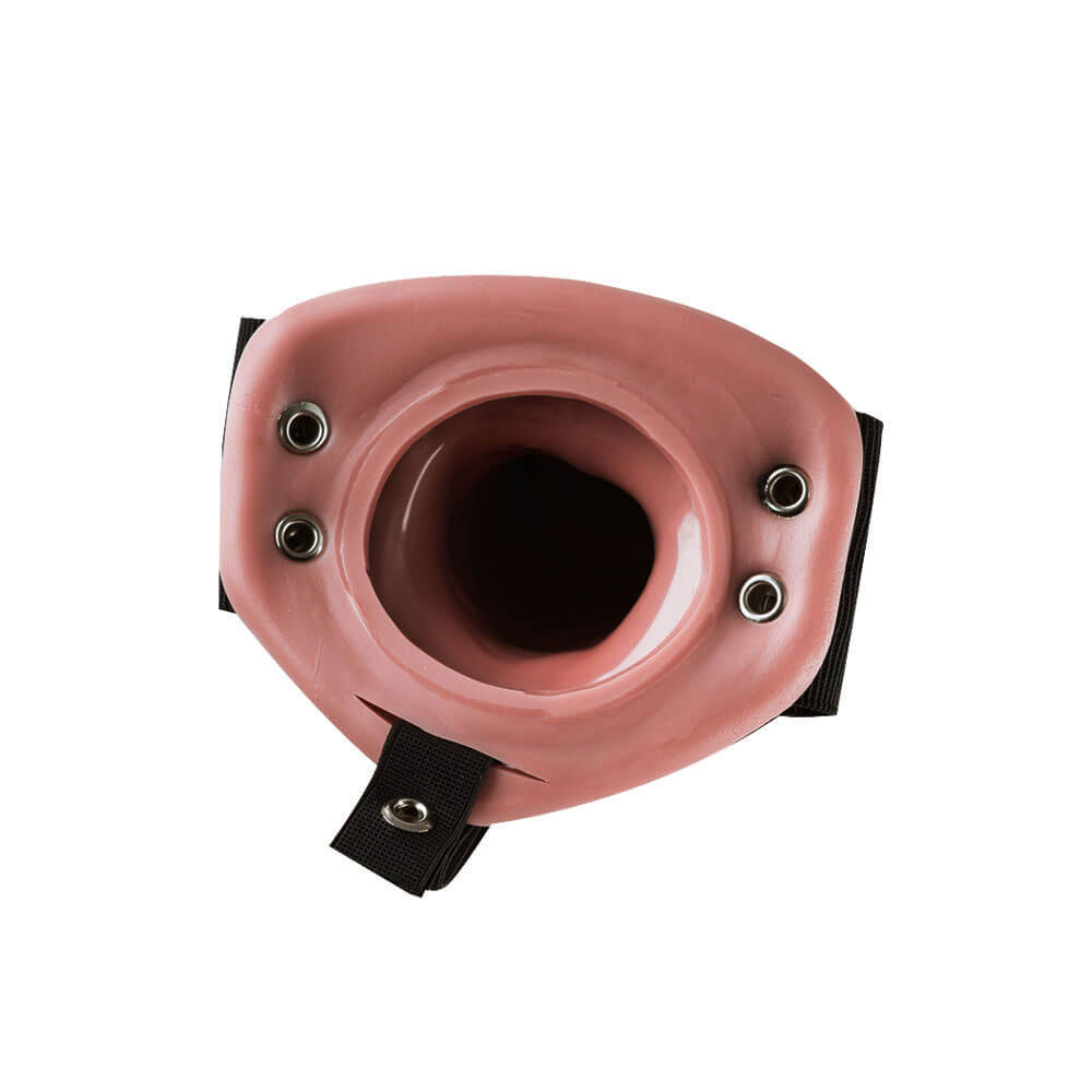 Capa Peniana Extensora com Forma de Pênis e Cinta Elástica - Hot Flowers 50 Tons | 12 x 4,5 cm - 4