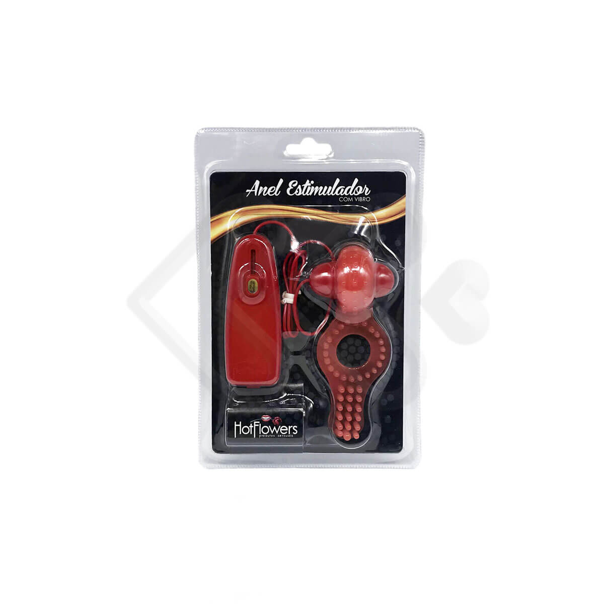 Anel Peniano com Vibração, Controle e Cerdas Estimuladoras | Hot Flowers - 2