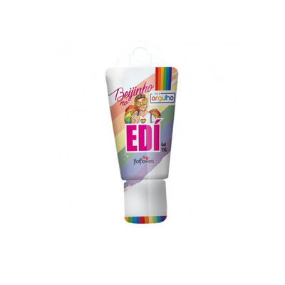 Gel Lubrificante Beijável para Sexo Oral Anal - Hot Flowers Beijinho no Edí - 15g