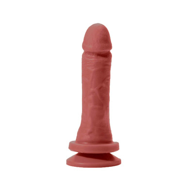Prótese Peniana Realística em Resina com Base em Ventosa - Hot Flowers Classic | 14,4 x 3,6 cm