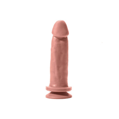Prótese em Silicone com Forma de Pênis e Ventosa - Hot Flowers Classic | 16,5 x 4 cm