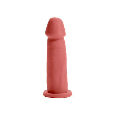 Prótese Peniana Realística em Cyberskin com Base Achatada - Hot Flowers Cyber | 16 x 4,2 cm