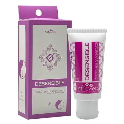 Gel Dessensibilizante para Sexo Anal a Base D'Água - Hot Flowers De'Sensible | 18g