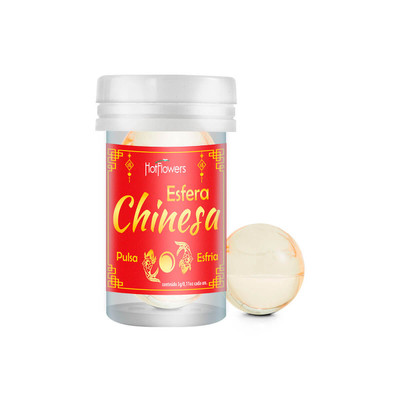 Bolinhas Explosivas com Efeito que Pulsa e Esfria - Hot Flowers Esfera Chinesa - 2 Unidades