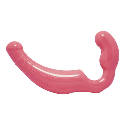 Estimulador com Penetrador Duplo Strap On Feito em Silicone Maciço - Hot Flowers Eu & Você  - 18,8 x 5,2 cm | Disponível em 2 Cores