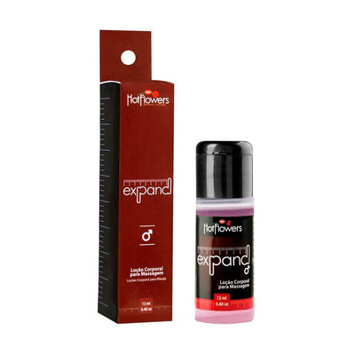 Excitante Masculino com Óleo Essencial de Cravo e Efeito de Aquecimento - Hot Flowers Expand | 12ml