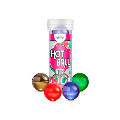 Bolinhas Explosivas Beijáveis com 4 Sabores - Hot Flowers Hot Ball Mix | 4 Unidades