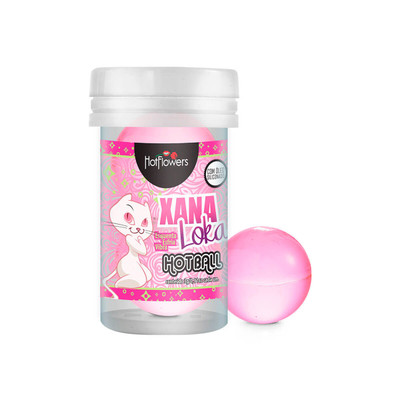 Bolinhas Explosivas com Efeito que Esquenta, Esfria e Vibra - Hot Flowers Hot Ball Xana Loka - 2 Unidades
