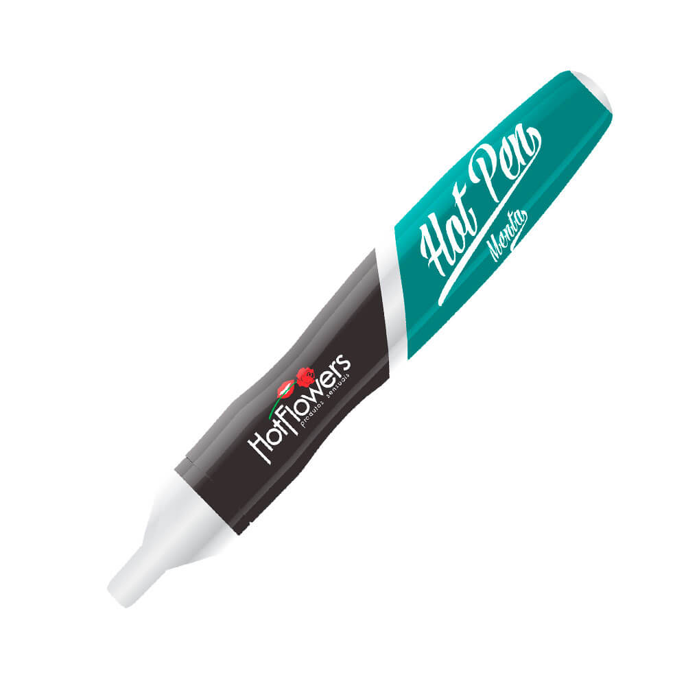 Caneta Comestível para Preliminar e Sexo Oral - Hot Flowers Hot Pen - 35g | Disponível em 4 Sabores - 4
