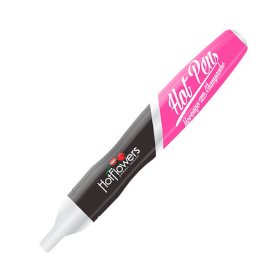 Foto 6 do produto Caneta Comestível para Preliminar e Sexo Oral - Hot Flowers Hot Pen - 35g | Disponível em 4 Sabores