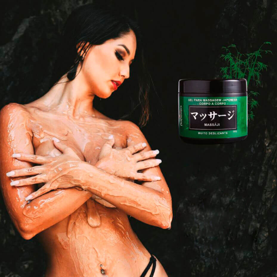 Gel para Massagem Japonesa Corpo a Corpo - Hot Flowers Massãji - 500g - 2